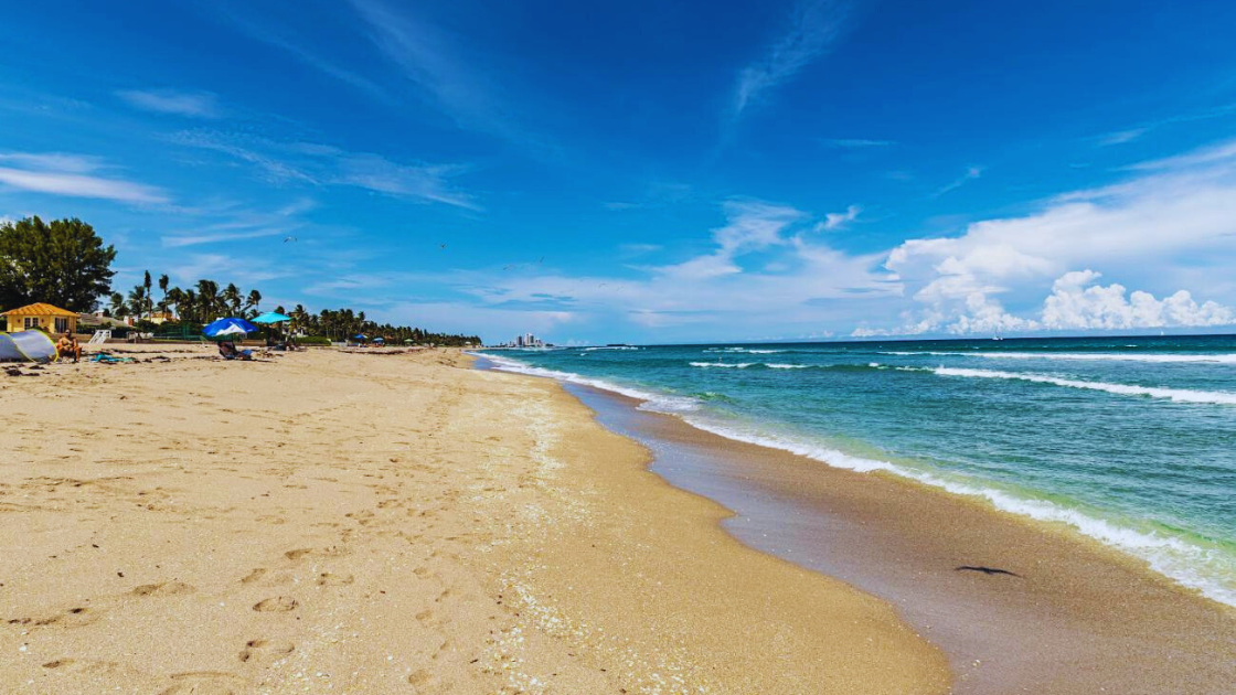 Lantana Municipal Beach View