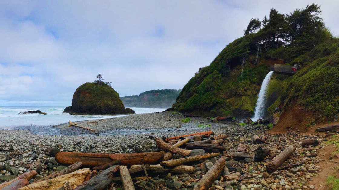 Short Beach Oregon View