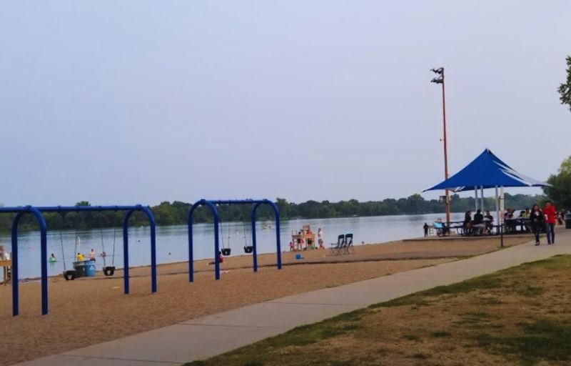 Family Activity Lake Nokomis Beach